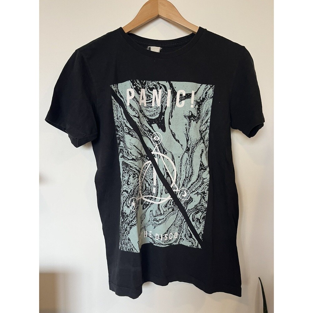 Panic At The Disco Black T Shirt Womens size S/M